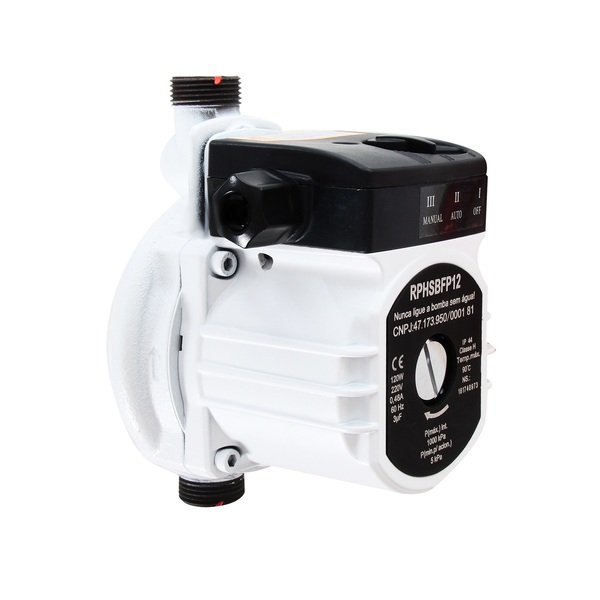 Bomba de Pressurização Aquecedor de Água a Gás 127V (110V) 120W RFS-120 Rinnai