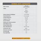 Bomba Elétrica Auto-aspirante Bfa 55-fe 1cv Monofásico Buffalo