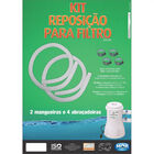 Bomba Filtrante 2200 L/h 220v Para Piscina + Kit Reposição Ma