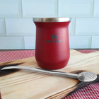 Bomba Inox Lisa Pequena 19cm Bomba Para Chimarrão Tererê Bojo