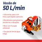 Bomba Lavadora Pistão Lava Car 50l/min Alta Pressão Pulv45 In