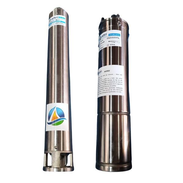 Bomba P/ Poço 4at3-10 Motor 4pol 2f 1.50cv Mono 220v- Altri