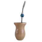 Bomba Para Chimarrão E Tererê Cuia Aço Inox 304 Com Pedraria