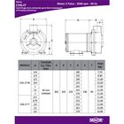 Bomba Para Hidromassagem Dancor Chs-17 1 5 Cv Monofásica 110/