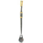 Bomba Para Mate Chimarrão Ou Terere 24cm Inox Ouro 18k Pera N