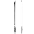 Bomba Para Terere Chimarrão 19cm Lisa Bojo Mola Com Rosca