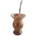 Bomba Para Tererê Chimarrão 23cm Lisa Bojo Mola Com Rosca E A