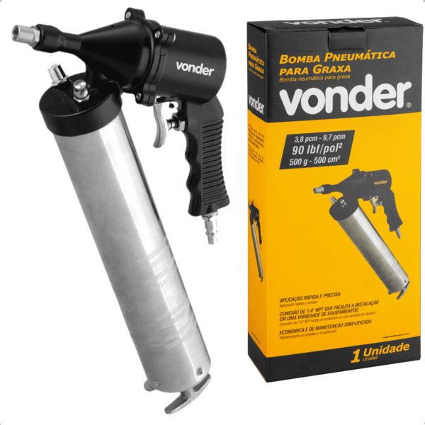 Bomba Pneumática Para Graxa 500 G Vonder