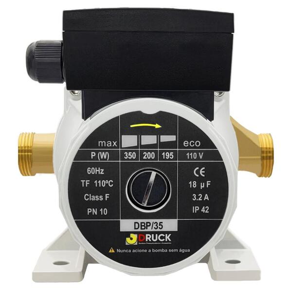 Bomba Pressurizadora De Água - Bronze 350w 1/2 Cv 110v - Druc