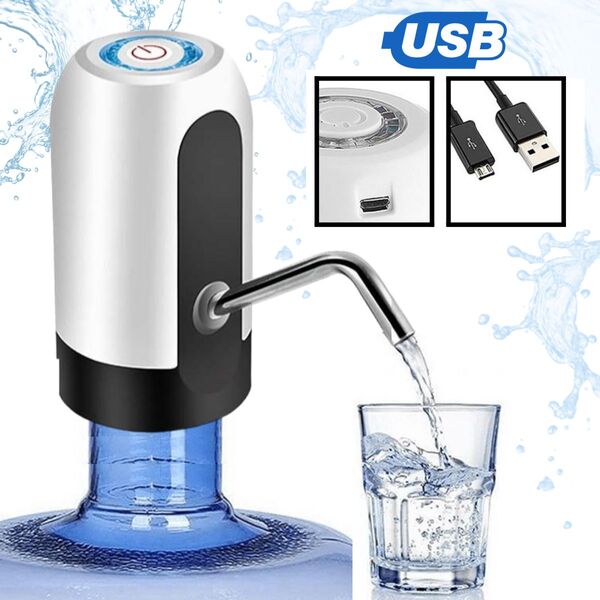 Bomba Recarregável Para Galão De Água Garrafão Elétrica Torne