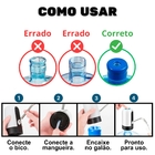 Bomba Recarregável Para Galão De Água Garrafão Elétrica Torne