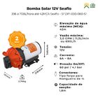 Bomba Solar 12v 396 A 708l/hora Até 42mca Seaflo - Sfdp1-030-