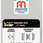 Bomba Solar Anauger P100 Poço + Drive Até 40m Ou 8.600l/dia