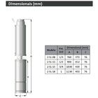 Bomba Submersa Dancor 2-sl-18  1 Cv Monofásica Com Box - 110 V