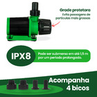 Bomba Submersa De Aquário Lagos Fontes Cascata Chafariz Bebed