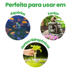 Bomba Submersa De Aquário Lagos Fontes Cascata Chafariz Bebed