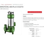 Bomba Submersível De Esgoto Rowa Rw 800 Plus 1cv 220v Mono