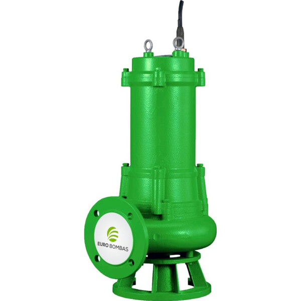 Bomba Submersivel Para Esgoto Eurobombas Wq 15 20 2 2b 3cv Ip