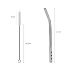 Bomba Tereré Chimarrão Aço Inox 21cm Com Rosca - Wp Connect