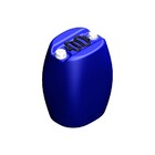 Bombona Para Armazenar Água De 50 Litros Com Tampa Fixa Azul