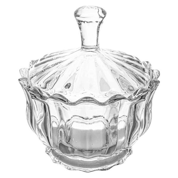 Bomboniere Baleiro Em Vidro Brasilia Transparente - City Glass