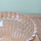 Bomboniere Com Pé Em Cristal Lyor Renaissance 11 5x21cm Âmbar