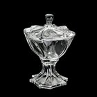 Bomboniere De Cristal com Tampa e Pé Naptune - Wolff