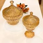 Bomboniere De Cristal Renaissance Ambar 17 5x20cm Lyor 7230