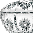 Bomboniere De Vidro 390ml Flor Class Home City Glass Premium