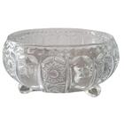 Bomboniere De Vidro Transparente Com Pé - 19 Cm - Dstg16