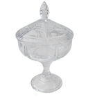Bomboniere Em Cristal Com Pedestal - 24 Cm - Orion Bohemia