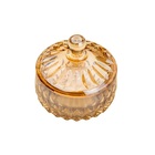 Bomboniere Em Cristal Wolff Louise 11x11cm Ambar