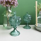 Bomboniere Em Vidro Esmeralda Mart 11311