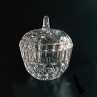 Bomboniere Esmeralda De Vidro Com Tampa