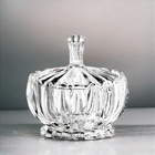 Bomboniere Pequena De Vidro 11cm X 11xm X 10,5cm Gemma - Joli