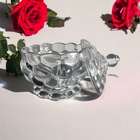 Bomboniere Potiche Vidro Bolhas Clássico Dg1102