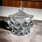 Bomboniere Potiche Vidro Bolhas Clássico Dg1102