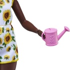 Boneca Barbie Conjunto Jardinagem Com Coelhinho Mattel Hcd45