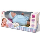 Boneca Bebe Real Reborn Roupa Azul Roma 5083