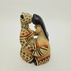 Boneca Cerâmica Ritxoko - Lenda do Parto da Onça - Etnia Kara