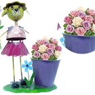 Boneca De Ferro Para Enfeite E Decoraçao Jardim E Flores Deco