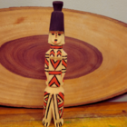 Boneca Indígena Kawa Kawa Madeira Etnia Karajá