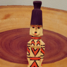 Boneca Indígena Kawa Kawa Madeira Etnia Karajá