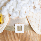 Boneco  Papai Noel Dourado 47x30cm Cromus