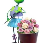 Boneco De Ferro Para Enfeite E Decoraçao Jardim E Flores