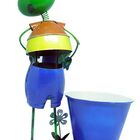 Boneco De Ferro Sapo Para Enfeite E Decoraçao Jardim E Flores