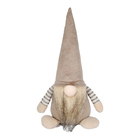Boneco de Natal Gnomo Tecido Champagne 28x11x14cm Grillo