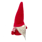 Boneco de Natal Gnomo Tecido Vermelho 21x7x10cm Grillo