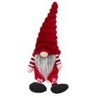 Boneco de Natal Gnomo Tecido Vermelho 41x8x13cm Grillo