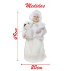 Boneco De Natal Mamãe Noel Tecido 49cm